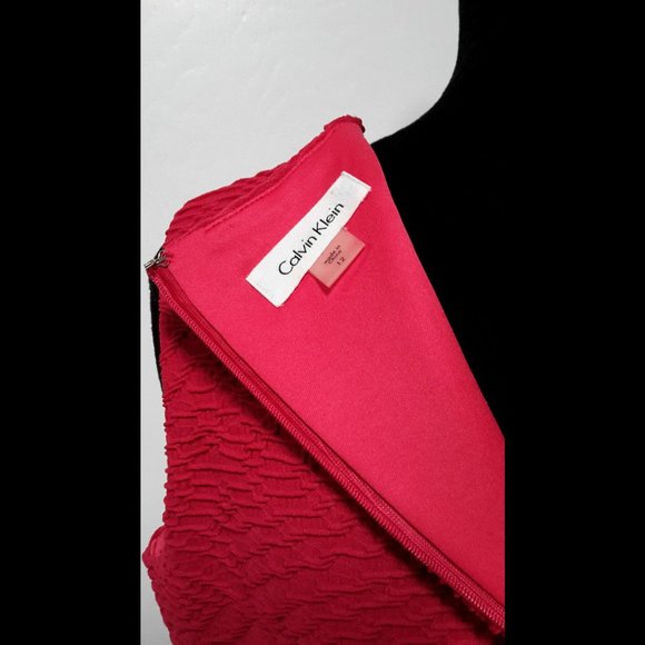 Calvin Klein Textured Sheath Dress - Picture 7 of 7